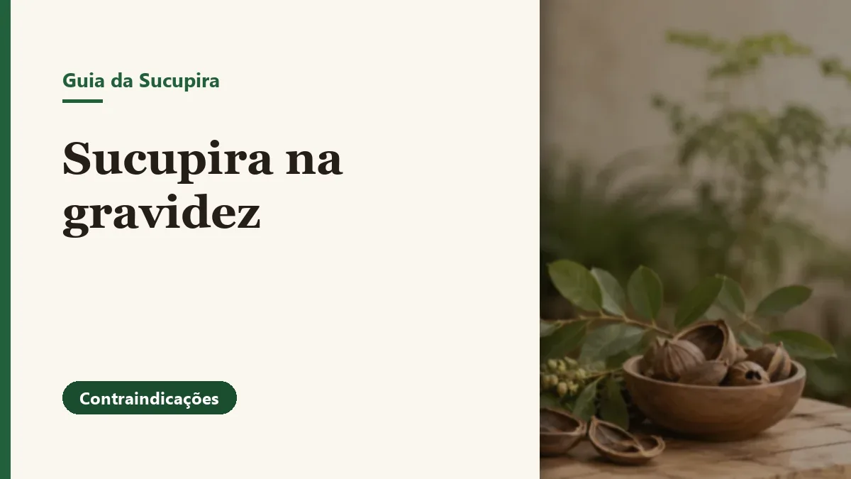Foto relacionada ao artigo: Sucupira na gravidez: pode usar?