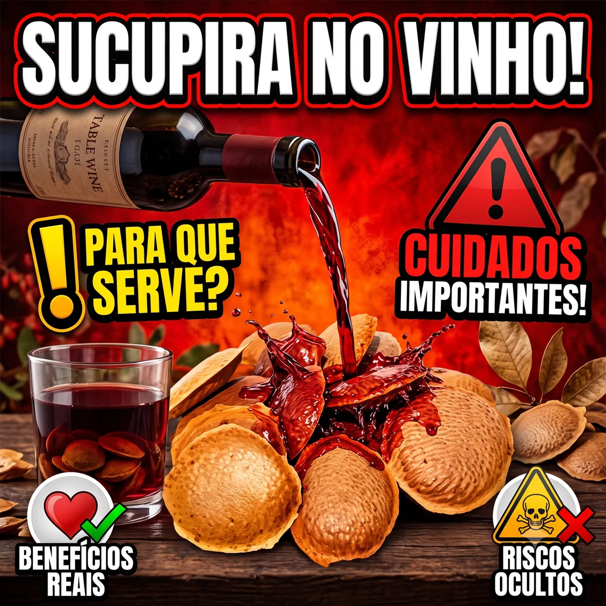 Foto relacionada ao artigo: Sucupira no vinho: para que serve, como preparar e cuidados